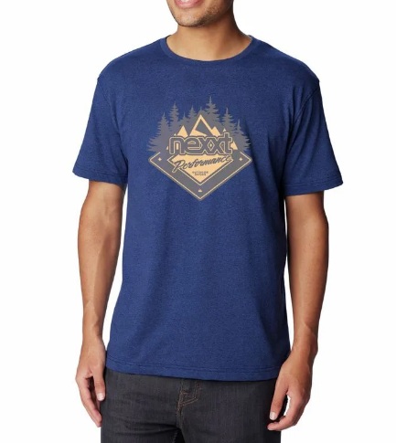 REMERA NEXXT CREW TEE PEAK AZUL