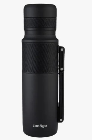 TERMO CONTIGO CON MANIJA 1200ML. NEGRO
