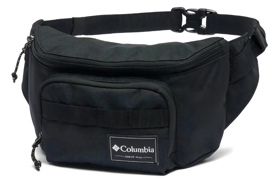 RIÑONERA COLUMBIA ZIG ZAG NEGRA