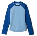 REMERA COLUMBIA JUVENIL PROTECCION SOLAR AZUL/CELESTE
