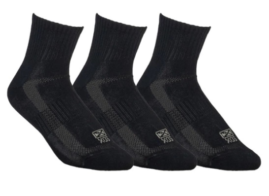 MEDIAS SOX TRI PACK CLASSIC NEGRO