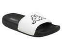 CHINELA KAPPA LOGO STEEVE BLANCO Y NEGRO