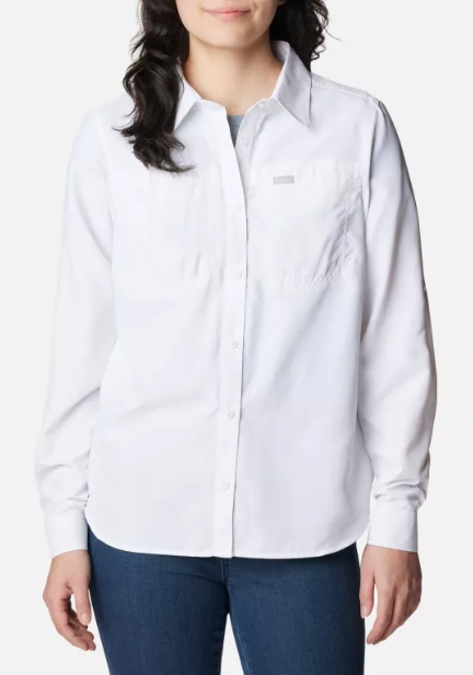 CAMISA COLUMBIA MUJER SILVER RIDGE 3.0 MANGA LARGA