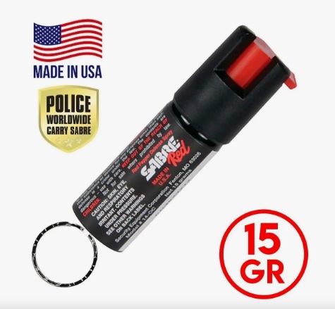 GAS SABRE PEPPER SPRAY 15 GRAMOS