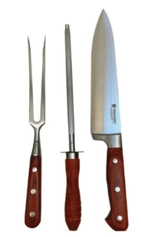 SET ASADO VENADO TRES PIEZAS