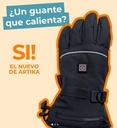 GUANTES SKI UNISEX CON CALEFACTABLES CON BATERIA TALLE UNICO