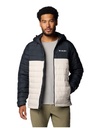 CAMPERA HOMBRE COLUMBIA POWDER LITE II HOODED JACKET DARK STONE BLACK