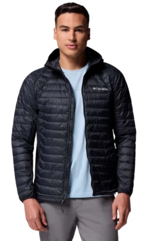 CAMPERA HOMBRE COLUMBIA POWDER PASS HOODED JACKET BLACK