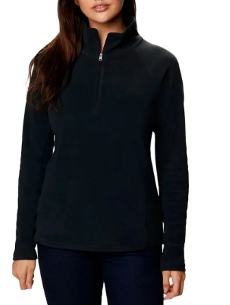 BUZO MICRO POLAR COLUMBIA GLACIAL IV NEGRO