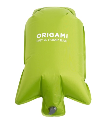 BOLSA ESTANCA / IMFLADOR  ORIGAMI VERDE