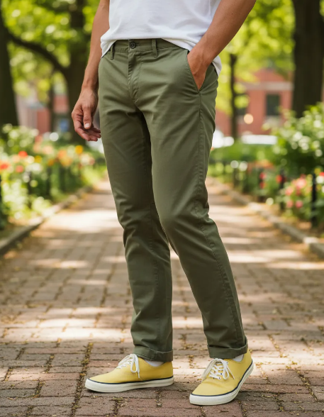 PANTALON EDDIE BAUER VOYAGER FLEX ALDER VERDE