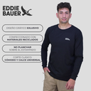 REMERA EDDIE BAUER HOMBRE GRAPHIC MANGA LARGA NEGRO