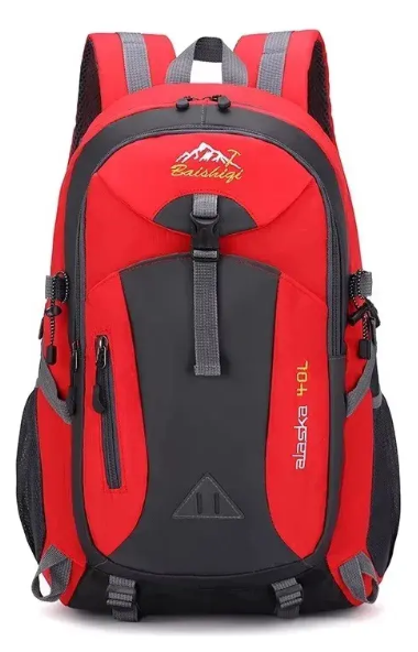 MOCHILA SENDERISMO 40 LITROS ROJA