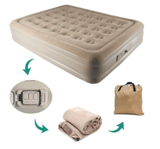 COLCHON CON INFLADOR INCLUIDO RECARGABLE 100X190CM
