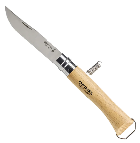 CORTAPLUMA OPINEL CON SACACORCHO N10