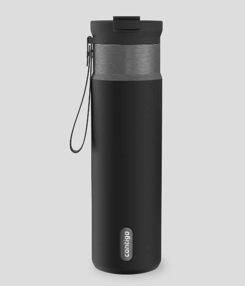 BOTELLA CONTIGO DUAL INOX 710 ML LICORICE NEGRO