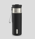 BOTELLA CONTIGO DUAL INOX 591 ML LICORICE NEGRO