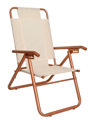 REPOSERA MARCA DESCANSAR DE ALUMINIO PLEGABLE ALTA  ART.80041 