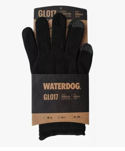 GUANTES PRIMERA PIEL WATERDOG TACTIL TOUCH CELULAR MOTO BICI