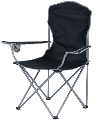 Sillon 2 BK  Director Waterdog Color Negro Plegable 120kg con Bolso Camping 