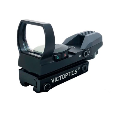 MIRA HOLOGRAFICA TACTICA VICTOPTICS MULTIRETICULO 11 Y 22mm