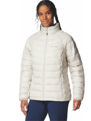 CAMPERA COLUMBIA DAMA POWDER LITE II DARK STONE