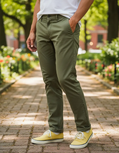 PANTALON EDDIE BAUER VOYAGER FLEX ALDER VERDE