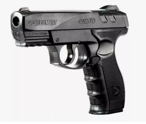 PISTOLA MARCA GAMO GP-20 COMBAT CAL. 4.5 CO2 20 TIROS