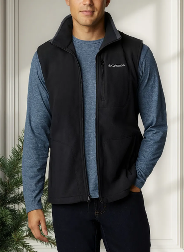 CHALECO POLAR HOMBRE COLUMBIA FAST TREK NEGRO
