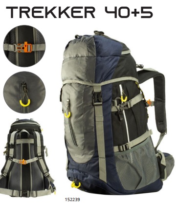 MOCHILA SPINIT TREKKER 40+5L AZUL