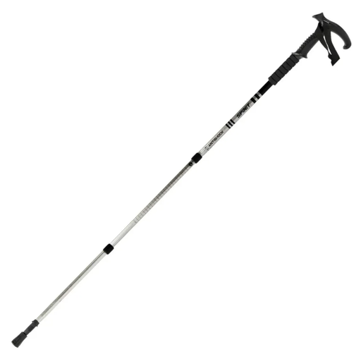 BASTON TRECKING SPINIT ANTISHOCK  CURVO SILVER