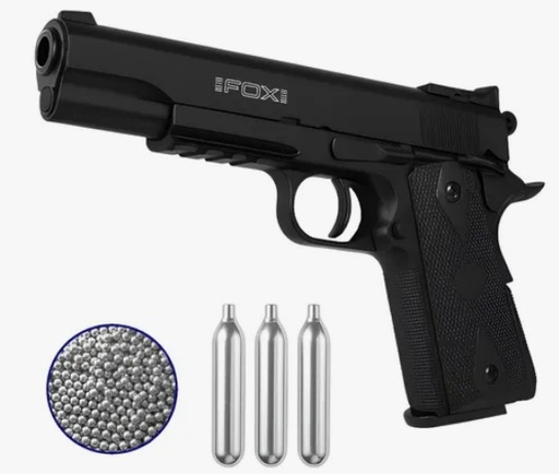 PISTOLA FOX CO2 C1911 4,5mm