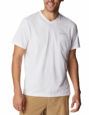 REMERA COLUMBIA SUN TREK V-NECK SHORT SLEVEEN HOMBRE