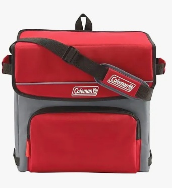 CONSERVADORA COLEMAN TIPO BOLSO 54 LATAS COLOR ROJO