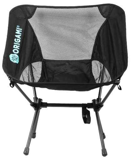 SILLA ORIGAMI DESARMABLE ACERO COLOR NEGRO