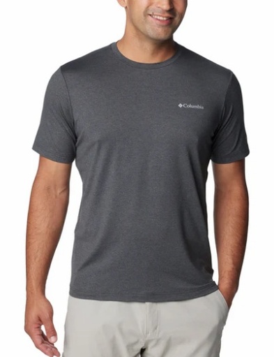 REMERA COLUMBIA HOMBRE TECH TRAIL CREW NECK II SHARK