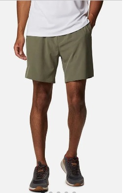 SHORT COLUMBIA HOMBRE HIKE STONE GREEN