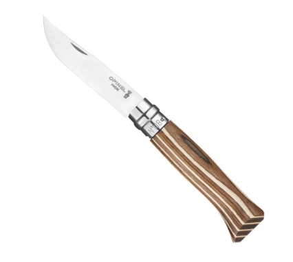 CORTAPLUMA OPINEL N8 ABEDUL LAMINADO BIRCH BROWN
